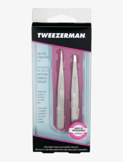 Tweezerman Petite Tweeze Set With Pink Case - Sminkborste Sale