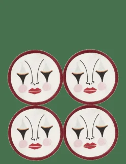 Pierrot Coaster Set of 4 - Serveringstillbehör|Anna + Nina Hot