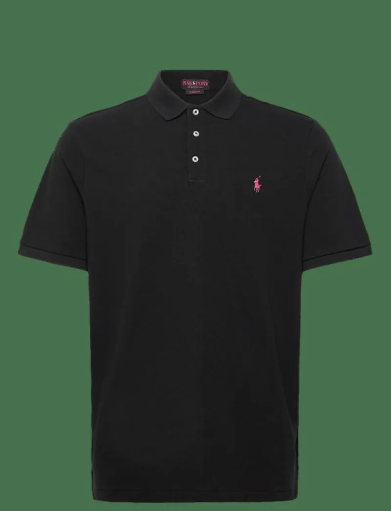 Pink Pony Stretch Mesh Polo Shirt - Kortärmade pikéer|Polo Ralph Lauren Discount