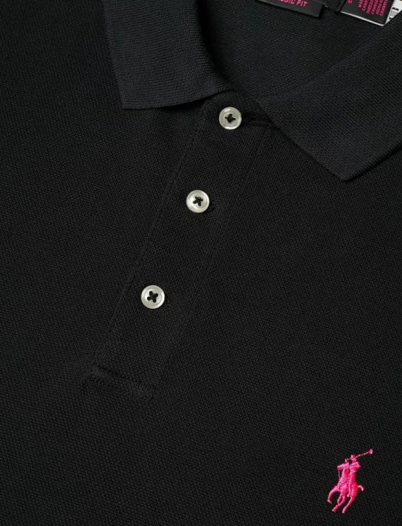 Pink Pony Stretch Mesh Polo Shirt - Kortärmade pikéer|Polo Ralph Lauren Discount