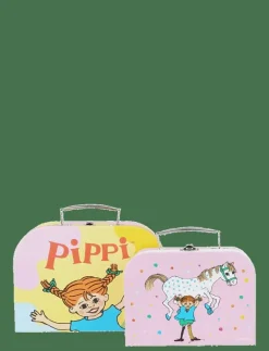 Barbo Toys Pippi - 2pcs Suitcases Set - Tygpåsar och små väskor MULTIPLE COLOR Clearance