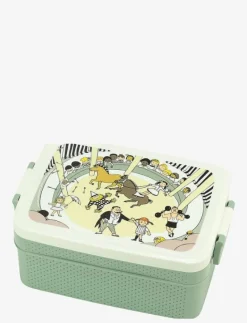 Pippi Cirkus, Lunchlåda, grön - Lunchlådor|Rätt Start Discount