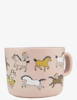 Pippi Cirkus, Mugg med handtag, rosa - Koppar & muggar|Rätt Start Outlet