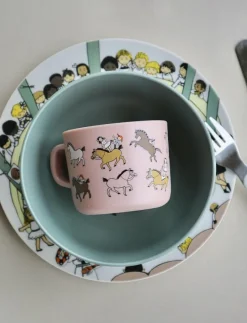 Pippi Cirkus, Mugg med handtag, rosa - Koppar & muggar|Rätt Start Outlet