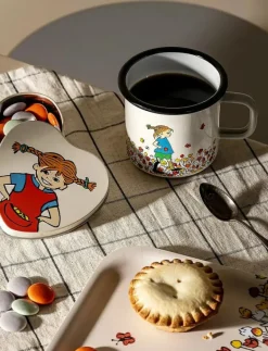 Muurla Pippi plåtburk hjärta m lock BE MORE PIPPI - Bakformar BEIGE Clearance