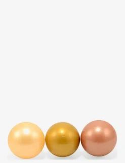 Magni Toys Plastic balls in net. 3 colors; khaki, sand and beige. - Motorikleksak COBBER/KHAKI/YELLOW Online