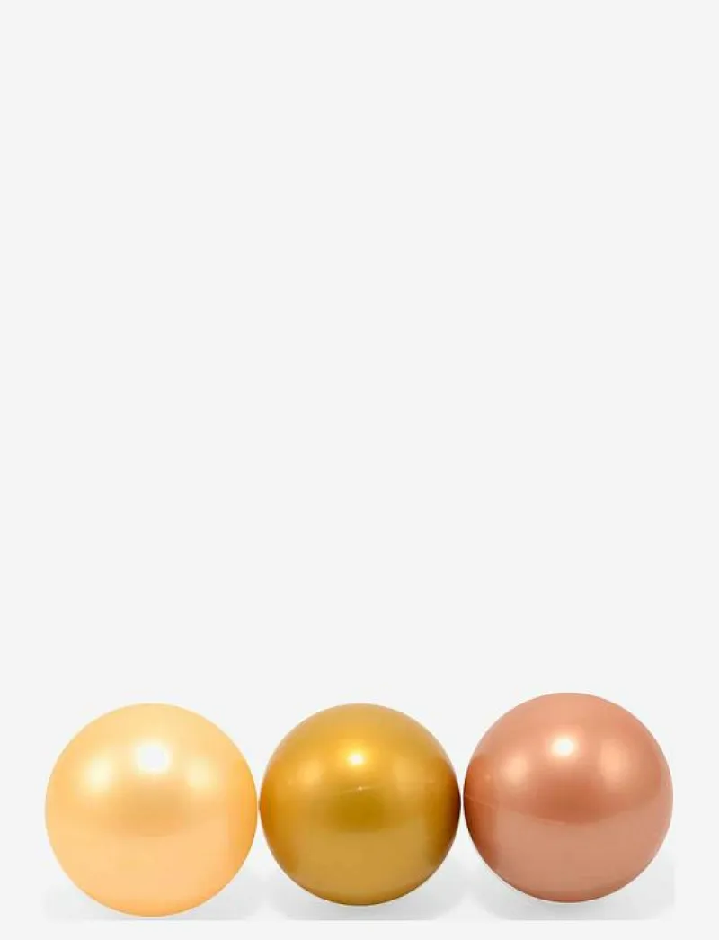 Magni Toys Plastic balls in net. 3 colors; khaki, sand and beige. - Motorikleksak COBBER/KHAKI/YELLOW Online