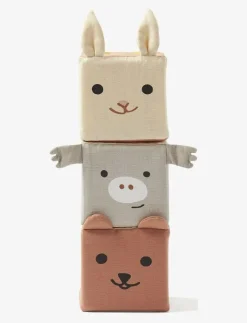 Kid's Concept Play cubes textile EDVIN - Stapelbara klossar MULTI