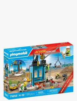 Action Heroes PROMO Construction Site - 71650 - City Action|PLAYMOBIL Hot