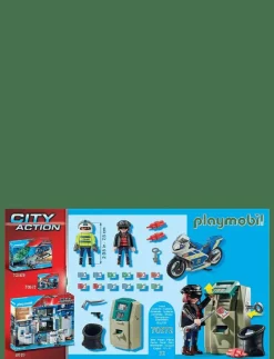 City Action Bank Robber Chase - 70572 - City Action|PLAYMOBIL Online