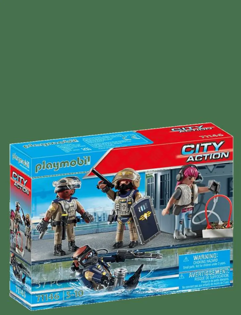 City Action Figurer från insatsstyrkan - 71146 - City Action|PLAYMOBIL Outlet
