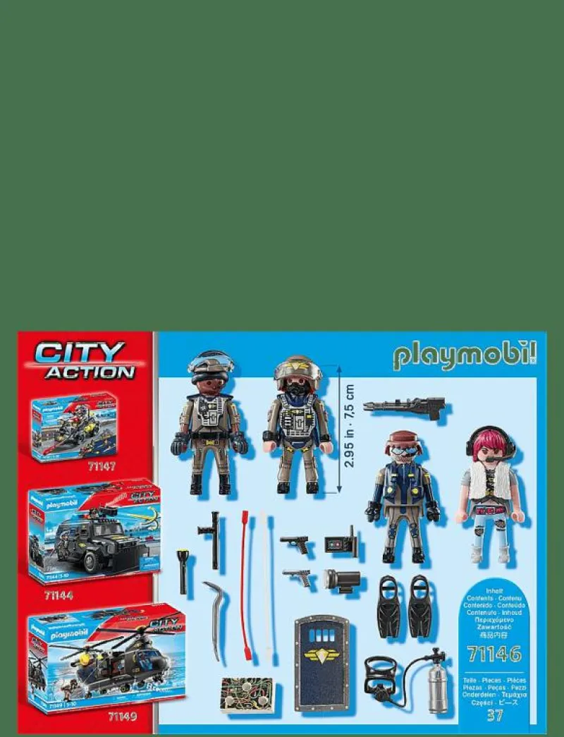 City Action Figurer från insatsstyrkan - 71146 - City Action|PLAYMOBIL Outlet
