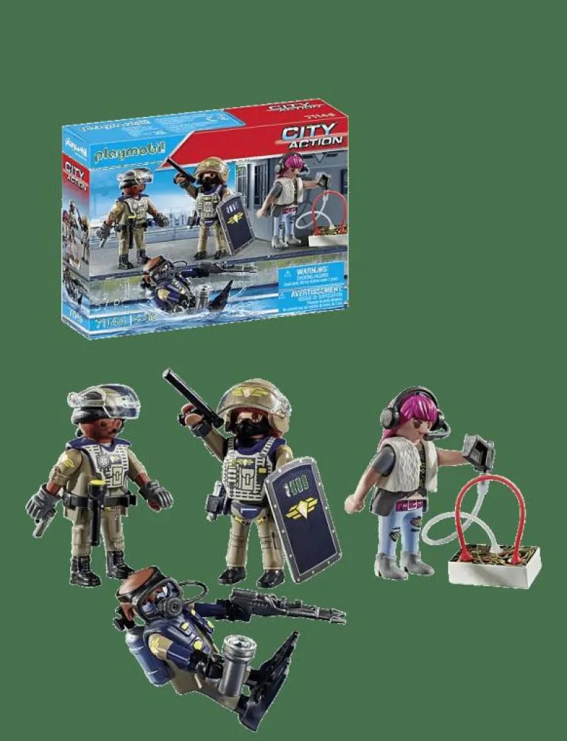 City Action Figurer från insatsstyrkan - 71146 - City Action|PLAYMOBIL Outlet