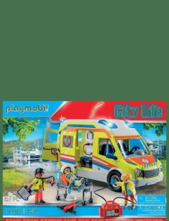 City Life Ambulans med ljus och ljud - 71202 - City Life|PLAYMOBIL Outlet