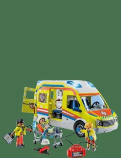 City Life Ambulans med ljus och ljud - 71202 - City Life|PLAYMOBIL Outlet
