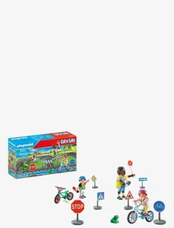 PLAYMOBIL City Life Cykelhinderbana - 71332 - City Life MULTICOLORED Discount