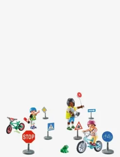 PLAYMOBIL City Life Cykelhinderbana - 71332 - City Life MULTICOLORED Discount