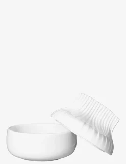 Rörstrand Pli Blanc burk med lock 0,35L - Sockerskålar WHITE Hot