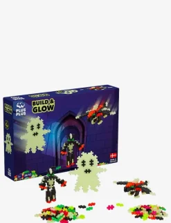 Plus-Plus Build and Glow - Glow in the Dark / 360 pcs - Byggsats MIX Outlet