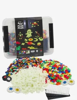 Build and Glow Storage Box / 2000 pcs - Byggsats|Plus-Plus New