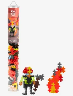 Plus-Plus Firefighter / 100 pcs Tube - Byggsats MIX Online