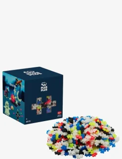 Plus-Plus Glow / 600 pcs - Byggsats MIX GLOW Discount
