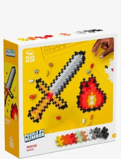 Puzzle By Number Adventure 250pcs - Byggsats|Plus-Plus New