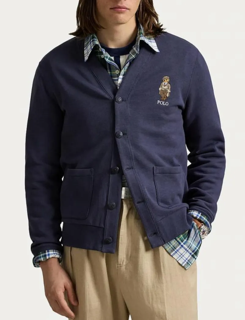 Polo Bear Fleece Cardigan - Koftor|Polo Ralph Lauren Sale