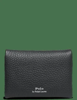 Polo Ralph Lauren Polo Play Leather Snap Card Case - Plånböcker BLACK Clearance