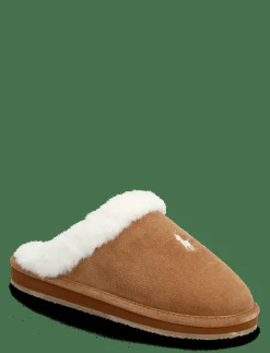 Pony Suede & Faux-Fur Slipper - Inneskor|Polo Ralph Lauren Best