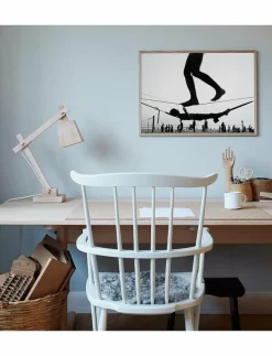 Democratic Gallery Poster Monochrome Balancing Act - Fotokonst BLACK Clearance