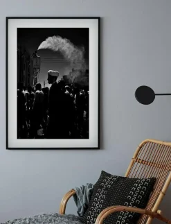 Democratic Gallery Poster Monochrome Middle Eastern Market - Fotokonst BLACK Discount