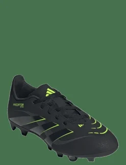 adidas Performance PREDATOR CLUB FG/MG J - Sportskor CBLACK/CARBON/LUCLEM Sale
