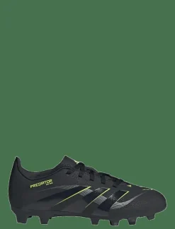adidas Performance PREDATOR CLUB FG/MG J - Sportskor CBLACK/CARBON/LUCLEM Sale