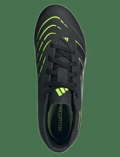 adidas Performance PREDATOR CLUB FG/MG J - Sportskor CBLACK/CARBON/LUCLEM Sale