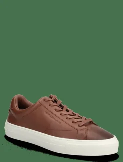 Tommy Hilfiger PREMIUM DRESS CUPSOLE COGNAC - Låga sneakers WINTER COGNAC Clearance