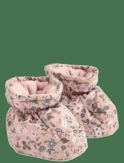 Wheat Puffer baby Booties Fuffa - Baby tossor ROSE POWDER FLOWERS