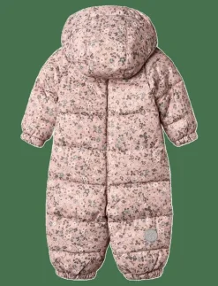 Wheat Puffer baby Suit Edem - Overaller ROSE POWDER FLOWERS Outlet