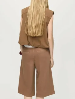 Puffer denim waistcoat - Jeansvästar|Mango Hot