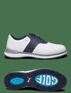 PUMA Golf Puma Avant - Golfskor PUMA WHITE-DEEP NAVY-SPEED BLUE Clearance