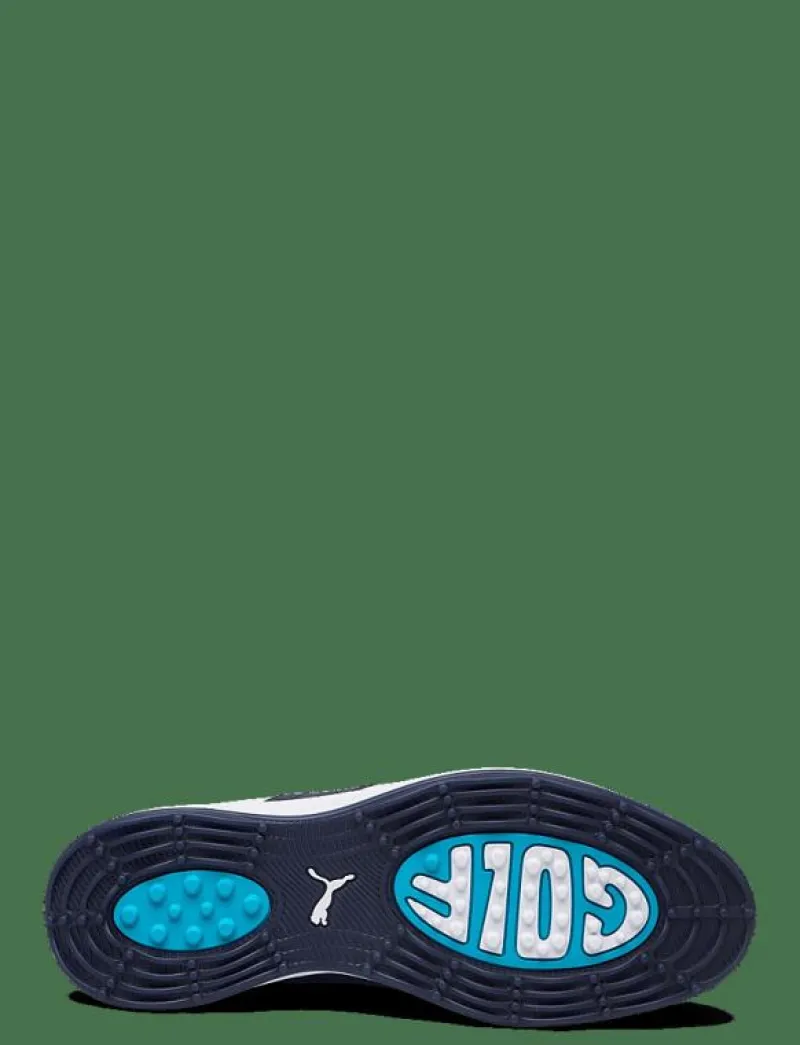 PUMA Golf Puma Avant - Golfskor PUMA WHITE-DEEP NAVY-SPEED BLUE Clearance