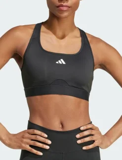 adidas Performance PWRCT BRA - Sport BH:ar BLACK Hot