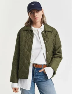 QUILTED JACKET WITH COLLAR - Quiltade jackor|GANT Sale