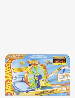 Rapid Launch & Loop Playset with 1:64 Scale Die-Cast Toy Car, Crash & Track Set - Bilbanor|Hot Wheels