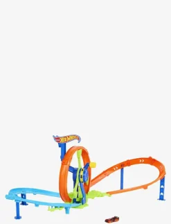 Rapid Launch & Loop Playset with 1:64 Scale Die-Cast Toy Car, Crash & Track Set - Bilbanor|Hot Wheels