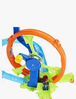 Rapid Launch & Loop Playset with 1:64 Scale Die-Cast Toy Car, Crash & Track Set - Bilbanor|Hot Wheels