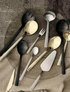 Aida RAW cafe latte spoon 4 pcs giftbox - Skedar MATTE STEEL Outlet