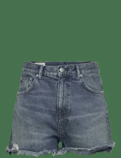 GANT RAW HEM JEANS SHORTS - Jeansshorts SEMI LIGHT BLUE WORN IN Hot