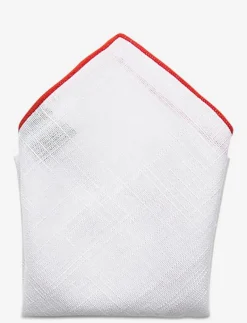 Red Borders Pocket Square - Näsdukar|AN IVY Hot