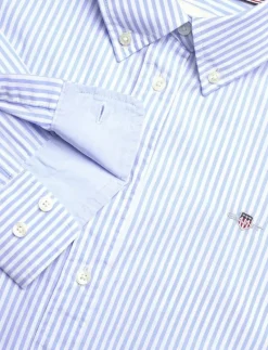 REG POPLIN BANKER STRIPED SHIRT - Långärmade|GANT Online